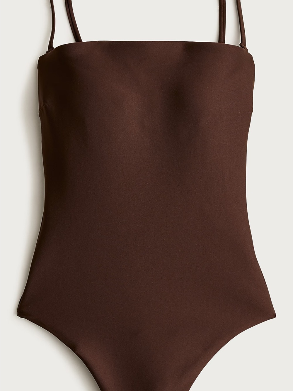 J. Crew Brown One-Piece Swim Suit